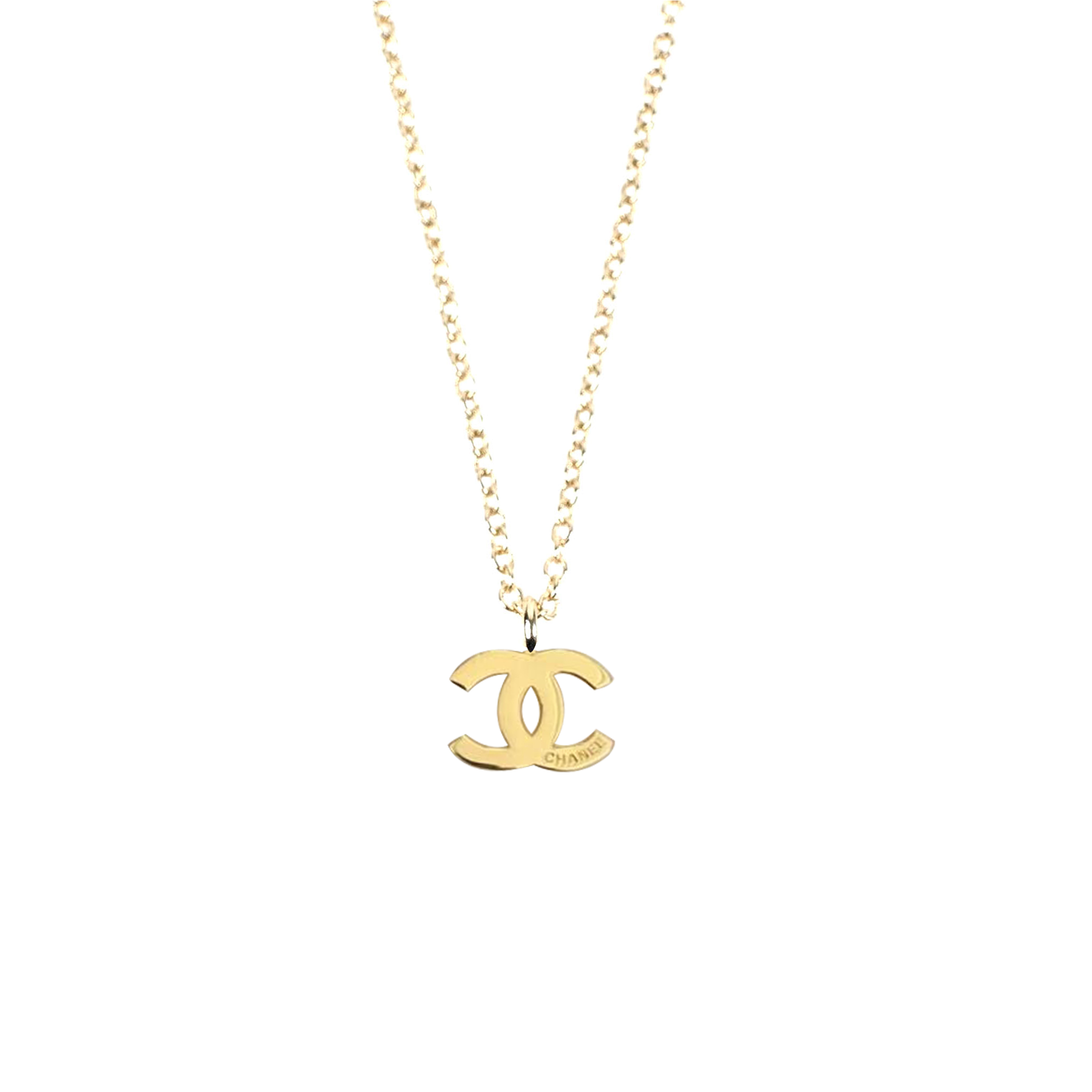 Ch**el double c necklace